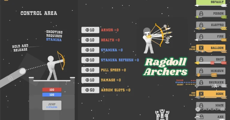 Ragdoll Archers Unblocked - Play Online For Free | OnlineVGames