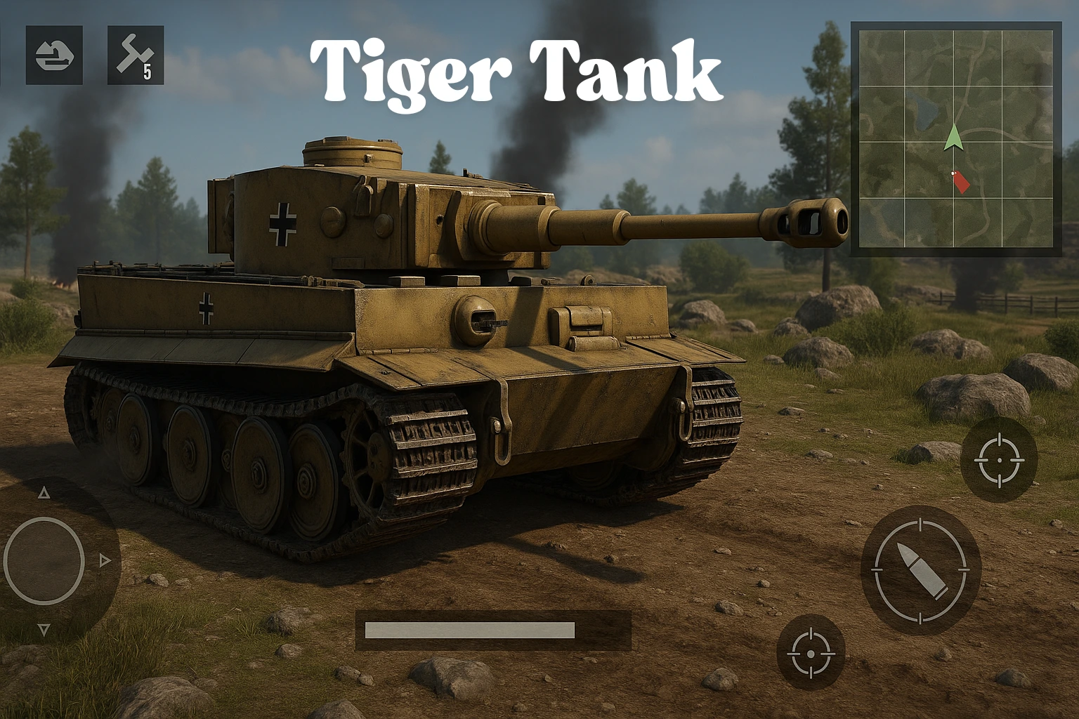 Tiger Tank - Free Online Multiplayer Tank Battle Game 45 Thumbnail