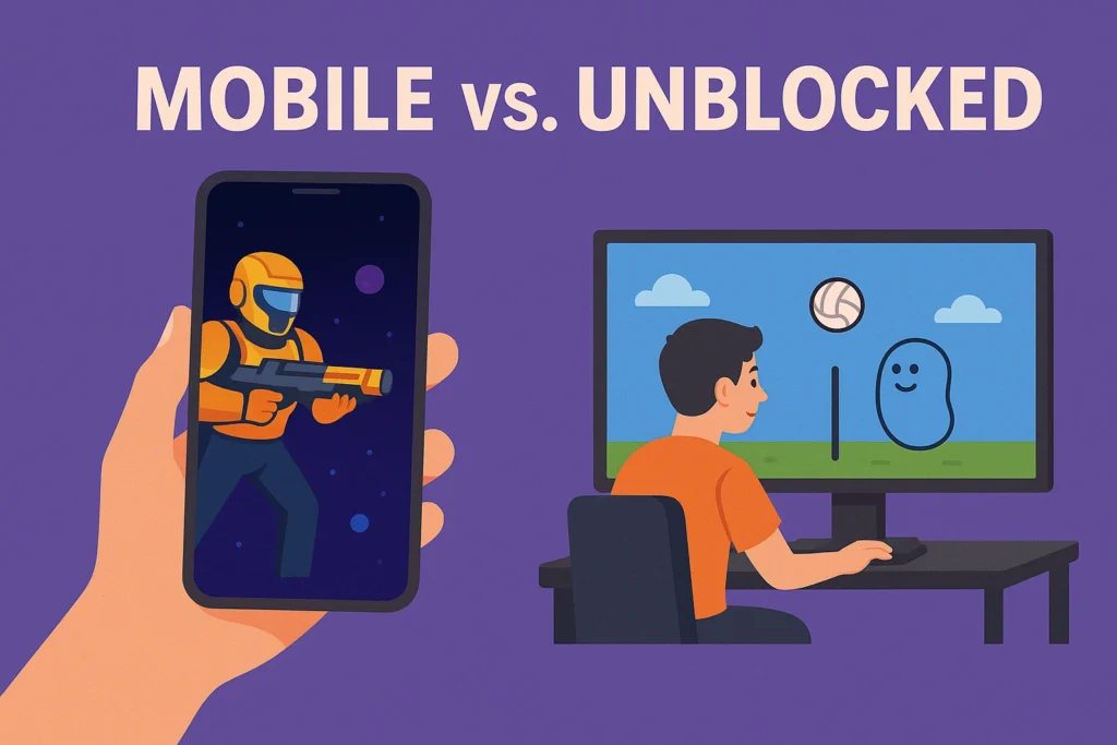 Mobile Games vs. Unblocked Games - Which Is Better? 1 Mobile Games vs. Unblocked Games