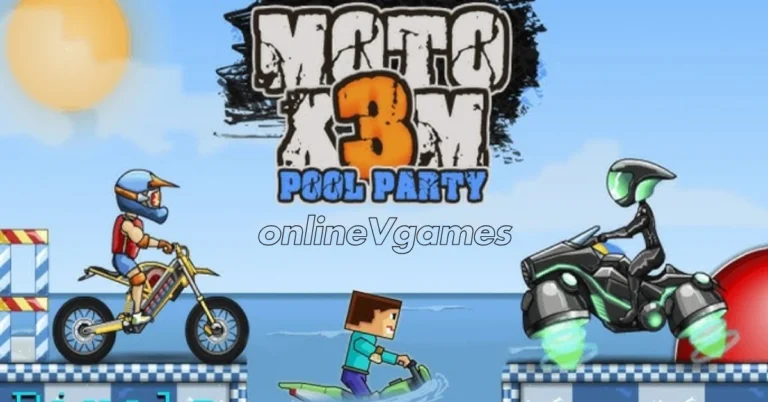 Moto X3M Pool Party Unblocked – Play Thrilling Bike Stunts Online For Free | onlineVgames