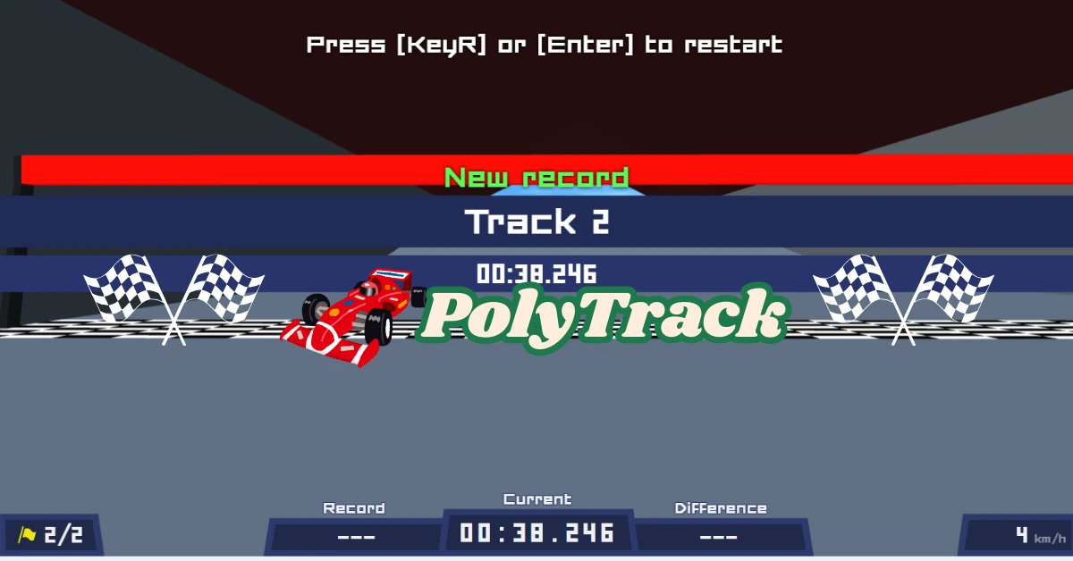 PolyTrack Unblocked – Play Racing Game Online For Free | onlineVGames