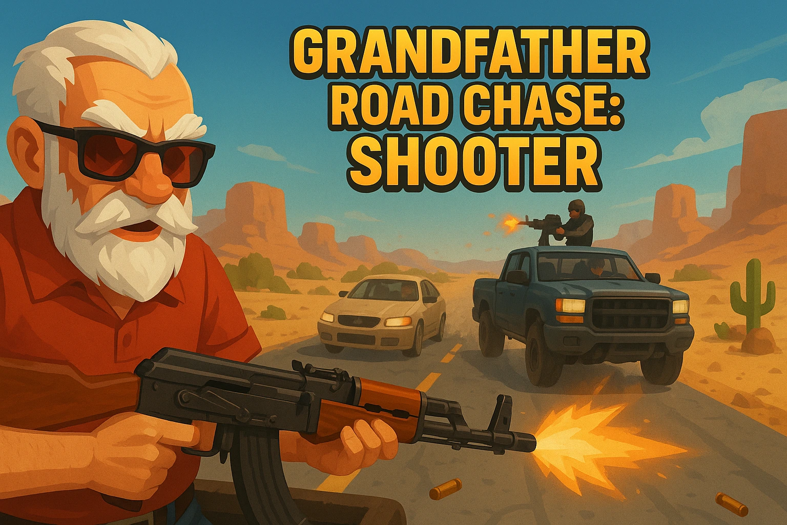 Play Grandfather Road Chase Realistic Shooter 🕹️ online 45 Thumbnail