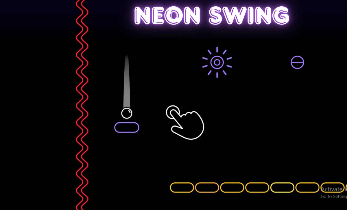 Neon Swing – Free Online Rope Swing Challenge 45 Thumbnail