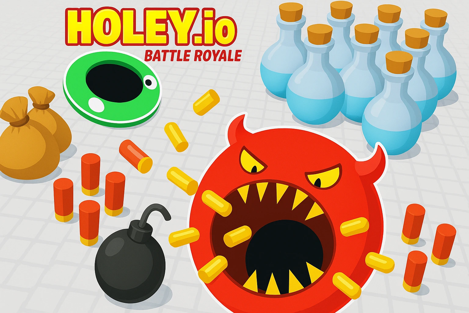 Holey.io Battle Royale Game - Free Online IO Battle 45 Thumbnail