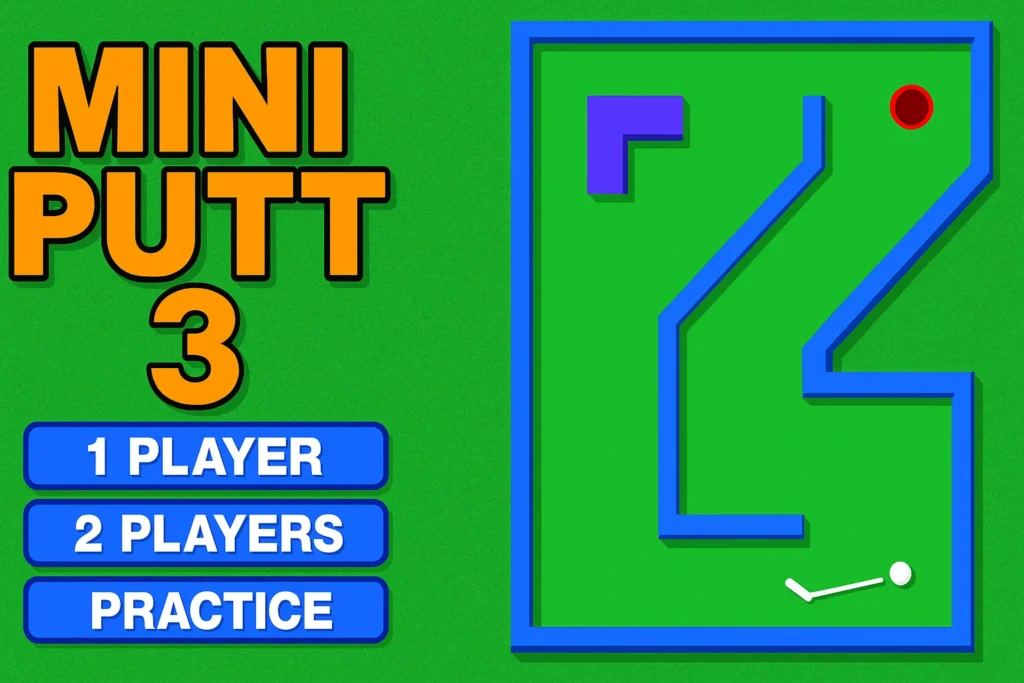 Mini Putt 3 🕹️ Play Mini Golf Game Online | onlineVgames 1 Mini Putt 3