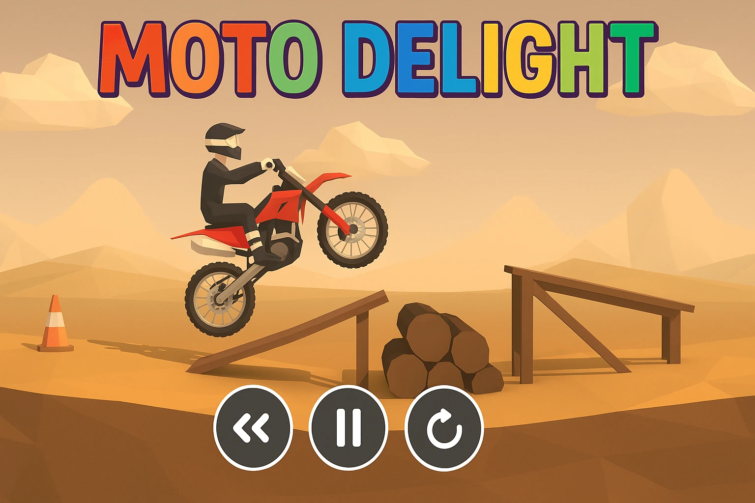 Moto Delight - Free Online Motorbike Stunt Game 45 Thumbnail