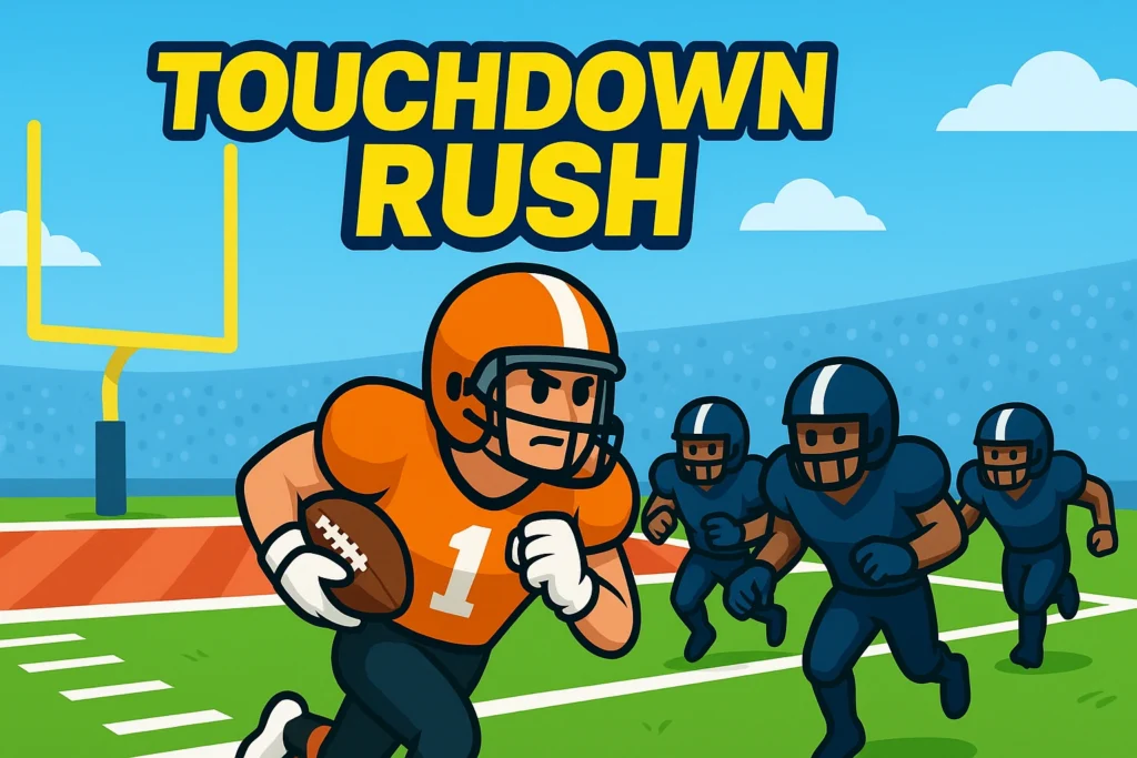 Touchdown Rush 🕹️ Play American Football Game Online 61 Touchdown Rush