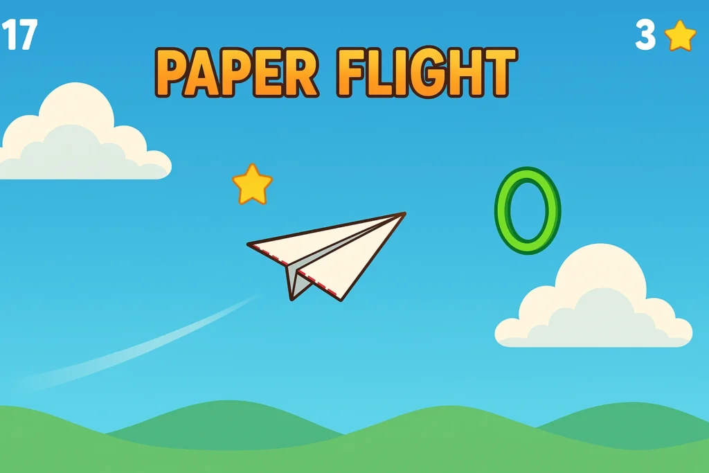 Paper Flight đšī¸ Best Endless Paper Airplane Arcade Game Online 61 Paper Flight